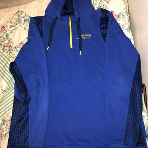 Blue and Yellow Stephen Curry Hoodie